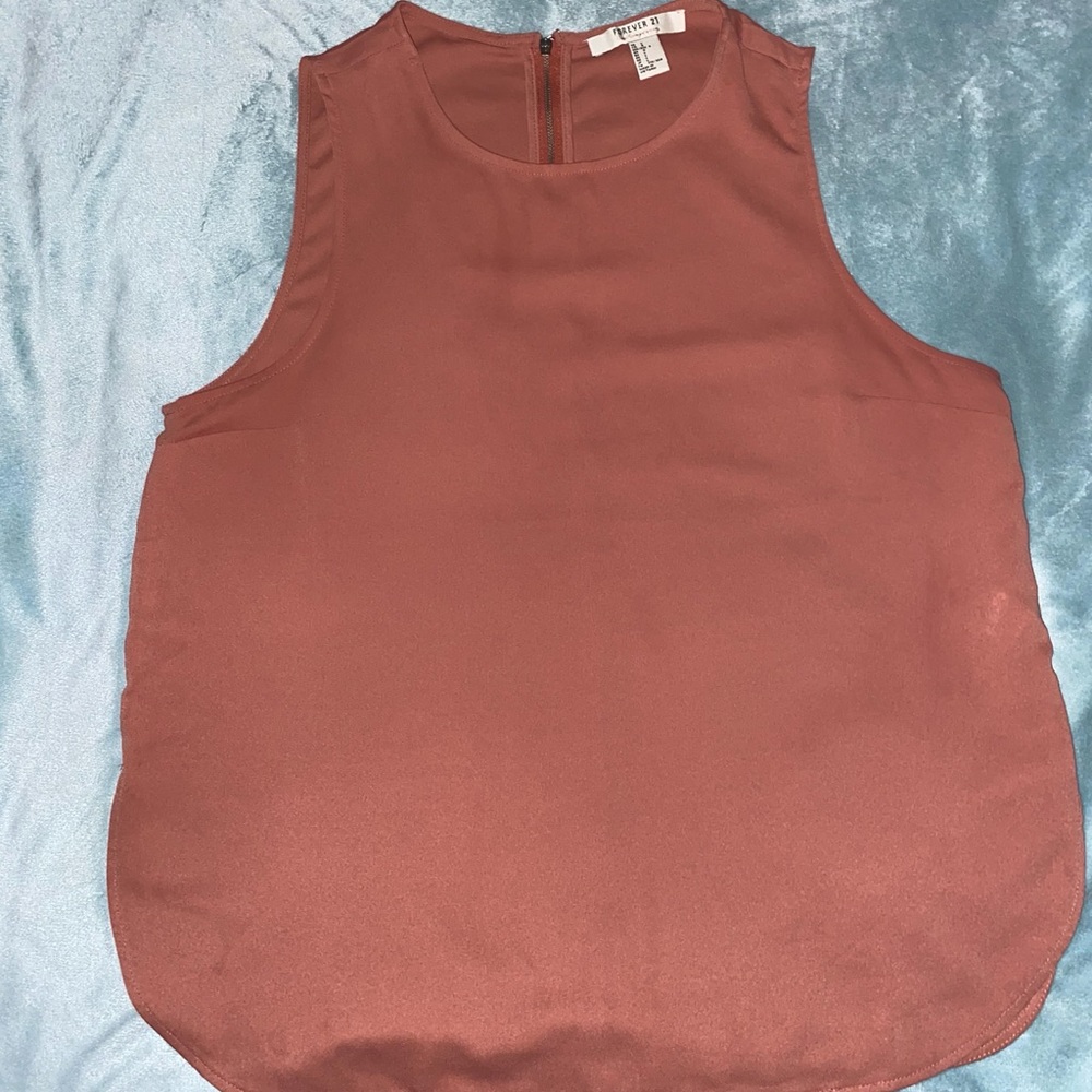Dark Peach Causal Top !